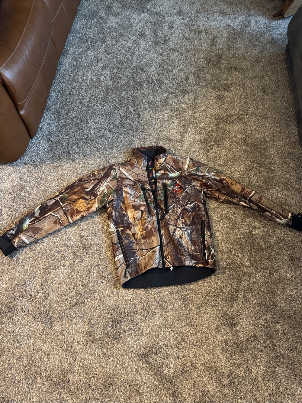 Browning Realtree-Style Camouflage Jacket with Black Accents
